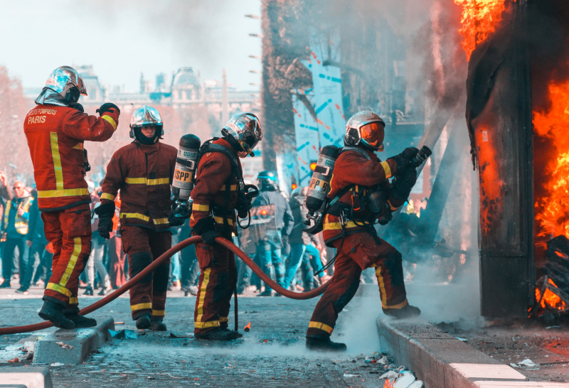 Classificação da fumaça de incêndio