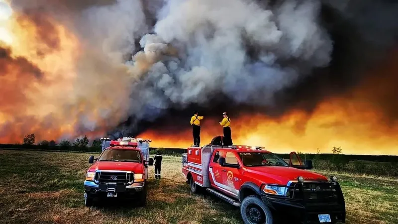 Evacuação em caso de incêndio